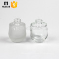 35ml empty glass lotion frosted bottles with pump